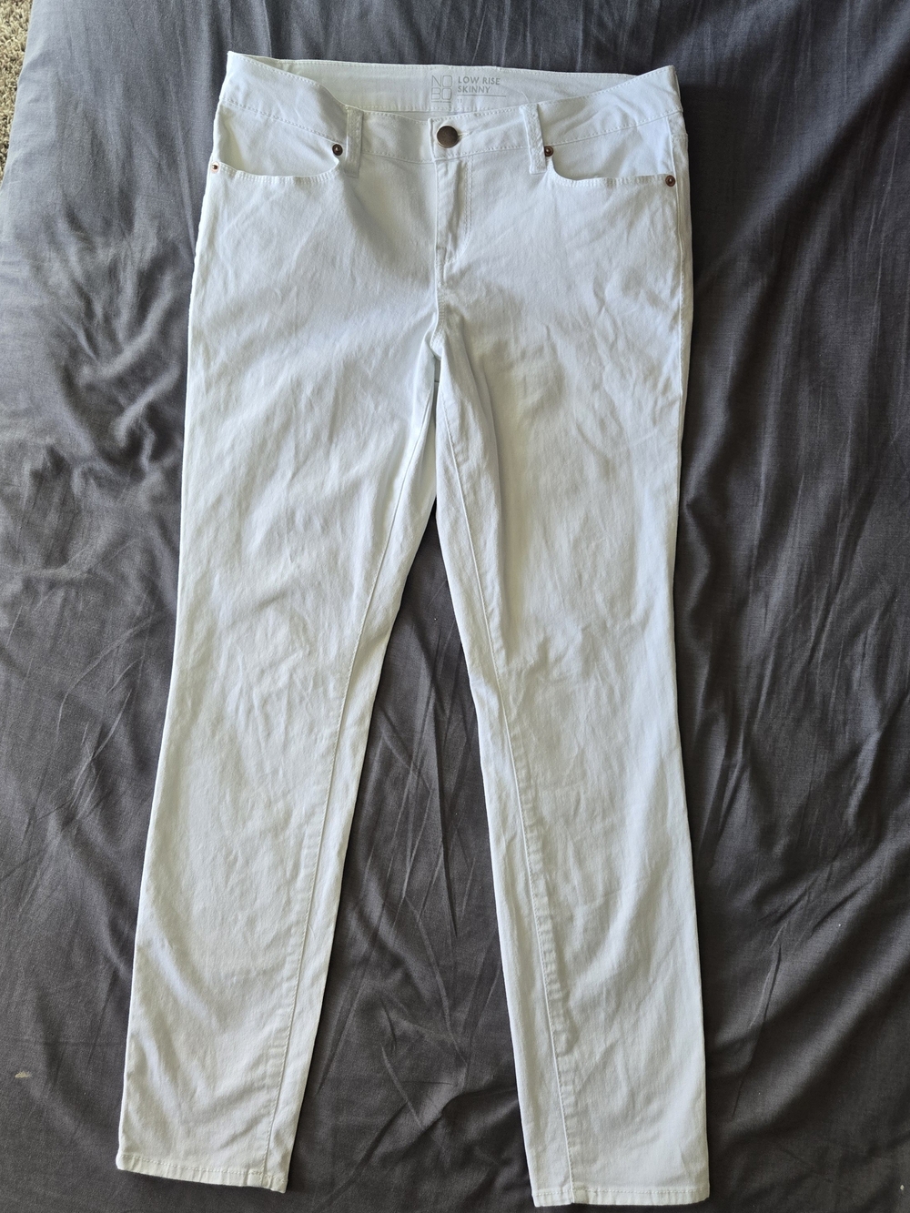 No Boundaries White Skinny Jeans